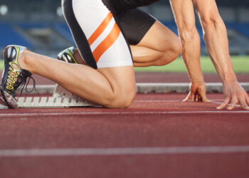 ΑΘΛΗΤΗΣ τρέξιμο στίβος