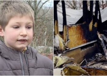 «Φοβόμουν, αλλά δεν ήθελα να πεθάνει»: 7χρονος έσωσε την μικρή του αδερφή από την φωτιά του σπιτιού τους (vid)