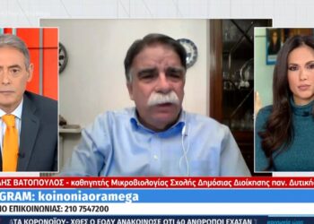 Βατόπουλος: Σχεδιασμός για rapid τεστ στα σχολεία – Φως στην άκρη του τούνελ με το εμβόλιο (Video)