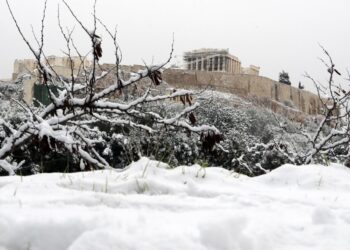 hionia-attiki χιόνια Αττική Αθήνα