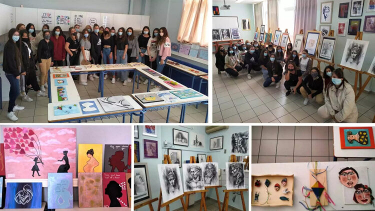 Καβάλα: Καλλιτεχνικές δημιουργίες από τους μαθητές του 4ου ΕΠΑΛ εν μέσω πανδημίας