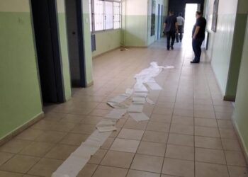 Θεσσαλονίκη: Βανδαλισμοί και καταστροφές σε Γυμνάσιο (pics)