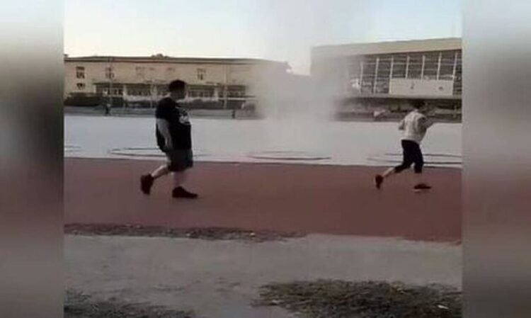 Μίνι «ανεμοστρόβιλος» χτύπησε τα ΤΕΦΑΑ στην Αθήνα – Εντυπωσιακό βίντεο