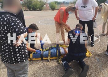 Πύργος: Τραυματισμός μαθητή την πρώτη μέρα στο σχολείο – Σε κατάσταση σοκ ο αδερφός του