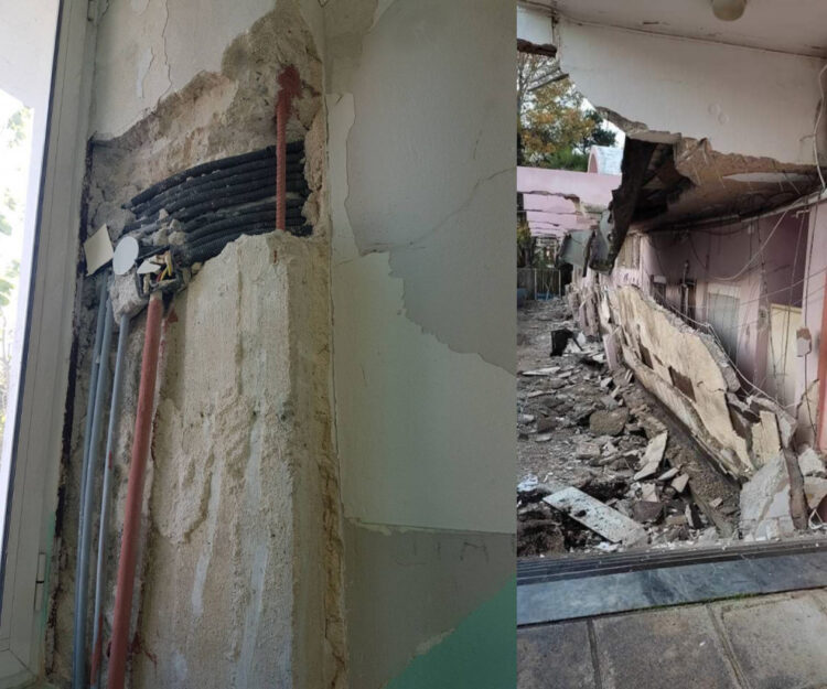 Κραυγή αγωνίας από τους γονείς 450 μαθητών μετά την κατάρρευση στεγάστρου – «Εργοτάξιο και κατεστραμμένος τόπος το 1ο Γυμνάσιο»