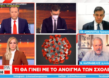 Ν. Καπραβέλος:   Παράταση στο άνοιγμα των σχολείων