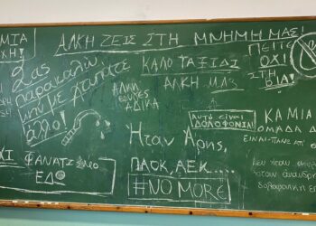 Οι μαθητές του 4ου Λυκείου Βέροιας στέλνουν μήνυμα για τον Άλκη