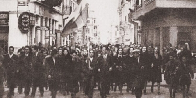 Οδυσσέας Ελύτης: Η μεγάλη έξοδος (Αθήνα 25 Μαρτίου 1942)