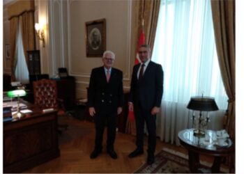 Επίσκεψη του προέδρου του ΕΑΠ στον Τούρκο Πρέσβη