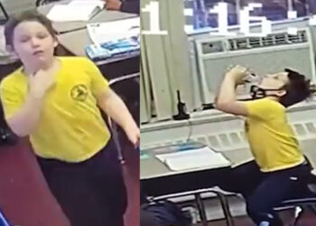 Δασκάλα σώζει παιδί από πνιγμό: Κατάπιε το καπάκι από μπουκαλάκι με νερό -Δείτε το video