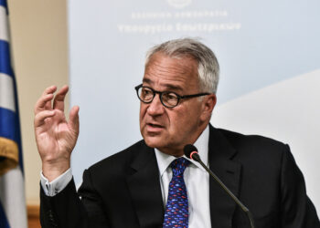 Συνέντευξη Τύπου του υπουργού Εσωτερικών Μάκη Βορίδη με θέμα το Προσοντολόγιο, Τετάρτη 25 Μαΐου 2022. (ΤΑΤΙΑΝΑ ΜΠΟΛΑΡΗ/EUROKINISSI)