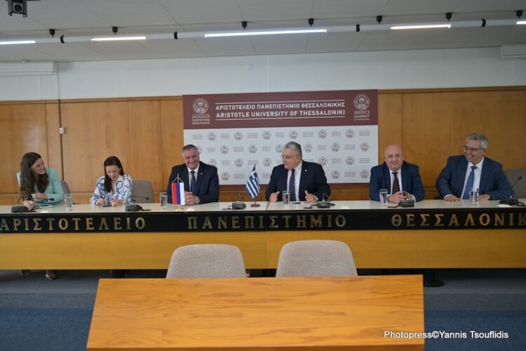 Συνάντηση του Πρύτανη του ΑΠΘ με τον Πρωθυπουργό της  Σερβικής Δημοκρατίας της Βοσνίας-Ερζεγοβίνης