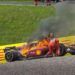 Στις φλόγες η Ferrari του Κάρλος Σάινθ – Γλίτωσε για δευτερόλεπτα ο Ισπανός