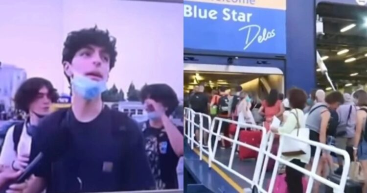 “Δεν μπορούμε να ξυπνήσουμε”: Νυσταγμένος πιτσιρικάς “τα χώvει” για τα πλοία που φεύγουν νωρίς από το λιμάνι