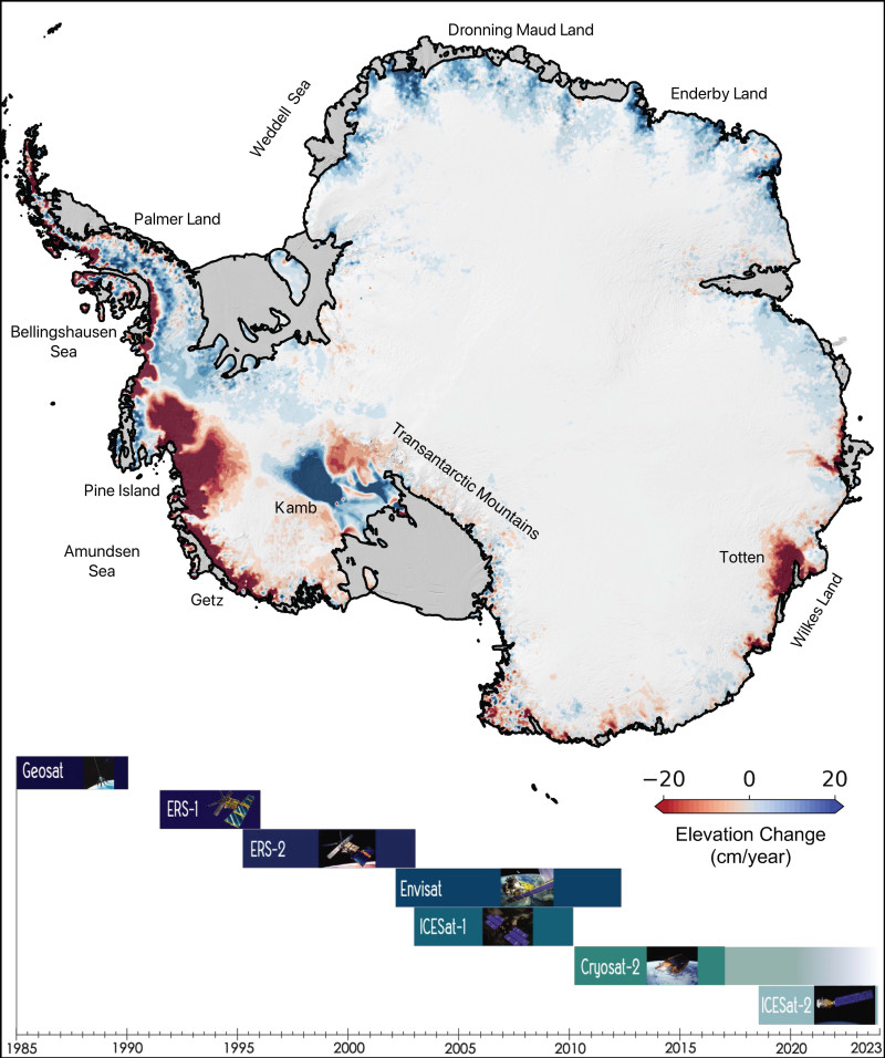 Νέα μελέτη της NASA περιγράφει πώς αλλάζει η Ανταρκτική με το λιώσιμο των πάγων