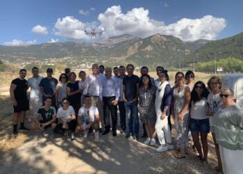 Επίδειξη χρήσης ψεκαστικού drone στο πλαίσιο επίσκεψης ξένων καθηγητών, ερευνητών και φοιτητών στο ΕΑΠ  / «Green and Smart AGRO Youth»