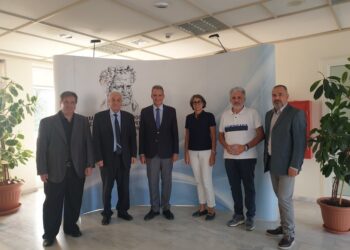 Επίσκεψη του   Άγγελου Συρίγου  στην Πρυτανεία του Δ.Π.Θ.