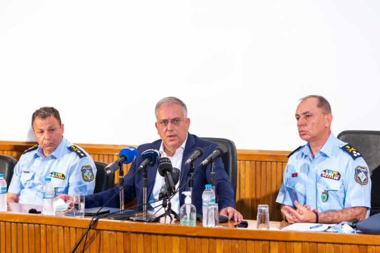 Συνάντηση εργασίας του Αρχηγού της Ελληνικής Αστυνομίας και των Πρυτάνεων τεσσάρων πανεπιστημίων