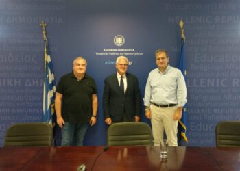 Με το Προεδρείο της Συνόδου των Πρυτάνεων συναντήθηκε ο νέος Γενικός Γραμματέας Ανώτατης Εκπαίδευσης