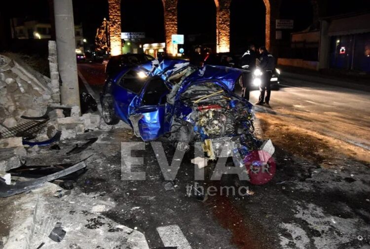 Τραγωδία στη Χαλκίδα – Νεκρή 17χρονη σε τροχαίο (video)