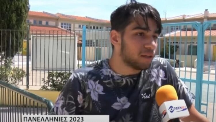 O πιο χαλαρoς μαθητής των πανελληνίων: «Tώρα κλάιν ότι γίνει, chill» (video)