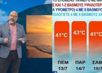 Ανάρτηση «φωτιά» Σάκη Αρναούτογλου: Κάθετος για τον επικείμενο καύσωνα – Χτυπάει καμπανάκι (φωτο, video)