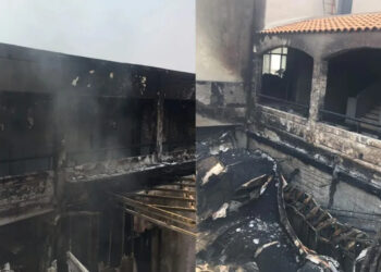 Φωτιά στη Ρόδο: Στάχτες έγινε το ξενοδοχείο Rodos Princess