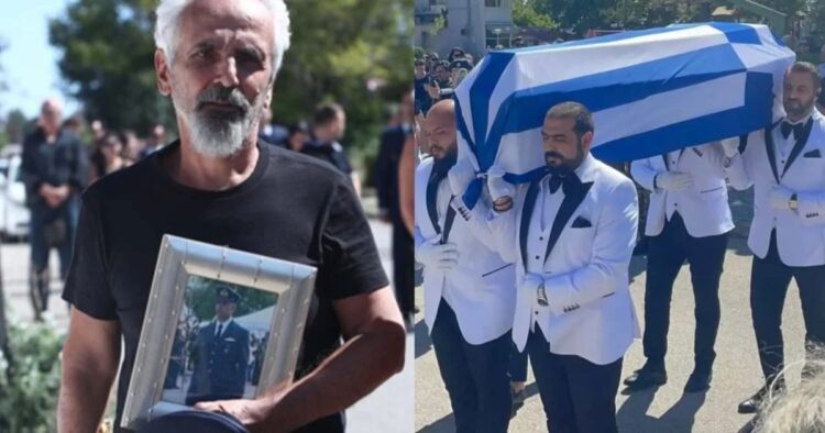 Δάκρυσε η Παναγία: Θρήνος στην κηδεία του 27χρονου πιλότου Περικλή Στεφανίδη που έπεσε με το καναντέρ