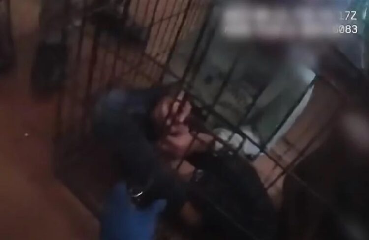 Σοκαριστικό βίντεο: Αστυνομικοί σώζουν 7 παιδιά – Ήταν κλειδωμένα σε κλουβί, κακοποιημένα και υποσιτισμένα