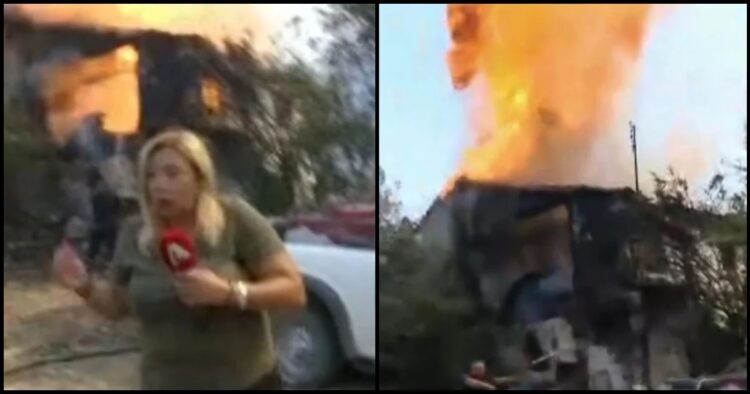 Εξερράγη σπίτι στην Αλεξανδρούπολη σε ζωντανή μετάδοση του Alpha