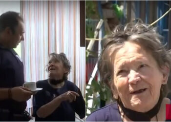 «Βρε παιδιά να σας φτιάξω ένα καφεδάκι»: Η κα Τούλα κέρασε τελικά τον καφέ στους αστυνομικούς που την έσωσαν