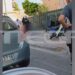 Κολωνός: H στιγμή που ο ληστής έχει δεχτεί τους πυροβολισμούς και κείτεται στο έδαφος