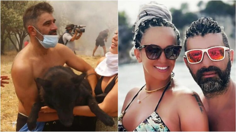 Τάσος Μπαλάσκας: ”Έχασε” πριν 3 μήνες την σύζυγό του στην Καππαδοκία και τώρα έσωσε δεκάδες ζωές στην Πάρνηθα – Δείτε φωτογραφίες