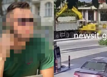 Φρικτό ατύχημα στο Αγρίνιο: Η στιγμή που ο εκσκαφέας χτυπά τον άτυχο 24χρονο εργάτη – Πέθανε σε 4 λεπτά