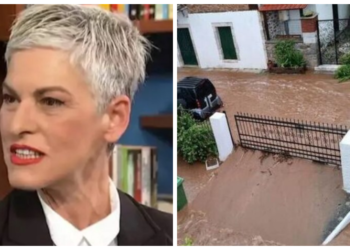 Σε απόγνωση η Ελένη Ψυχούλη: «Το χωριό μου δεν υπάρχει – Αυτή  τη στιγμή πλησιάζει το καραβάκι να μας σώσει»