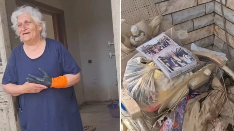 Θεσσαλία: Συγκινεί η ιστορία της ηλικιωμένης που μεγαλώνει μόνη της την εγγονούλα της μέσα στο πλημμυρισμένο σπίτι της
