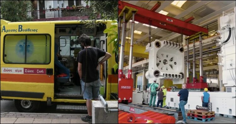 Τραγωδία νωρίτερα: Πρέσα συνέθλιψε νεαρό Βολιώτη