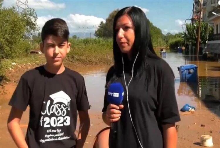 Συγκινεί μαθητής από τον Άγιο Θωμά Λάρισας – “Δεν ξέρω πού είναι οι φίλοι μου, εύχομαι να είναι καλά” (video)