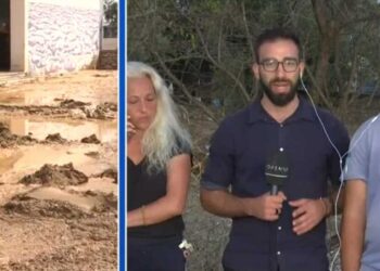 Ώρες αγωνίας για τον 17χρονο Μάνθο: «Είδα τον πατέρα μου να χάνεται στα νερά, βρήκα μόνο το παντελόνι του» (video)