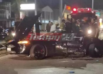 Τραγωδία τα μεσάνυχτα: Νεκροί παππούς και εγγονός σε τροχαίο στην Εθνική Οδό (φωτο, video)