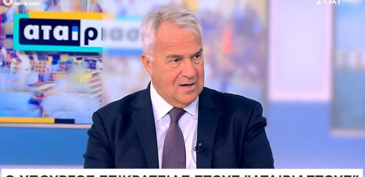 Μάκης Βορίδης για την κακοκαιρία: «Εντυπωσιακά άτυχος ο Βόλος»