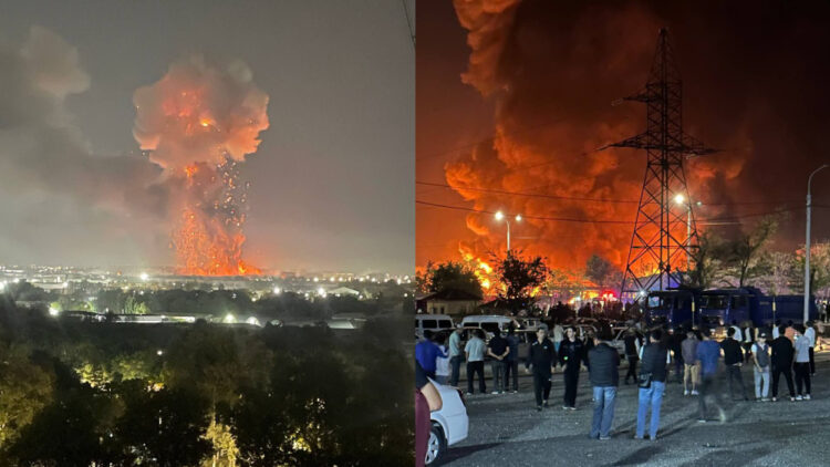 Αδιανόητη έκρηξη στην Τασκένδη: Ωστικό κύμα 30 χλμ. – Εικόνες που κόβουν την ανάσα (φωτο, video)