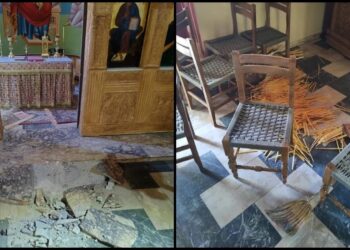 Ιερόσυλοι λεηλάτησαν με μανία το εξωκλήσι του Προφήτη Ηλία