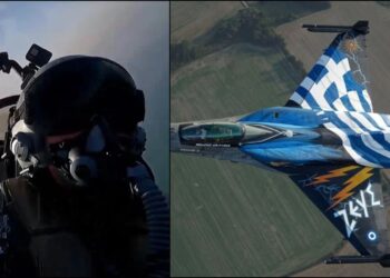 «Μόνο οι ελεύθερες ψυχές κρατάνε ελεύθερες πατρίδες»: Το μήνυμα του πιλότου της ομάδας «Ζευς» απ’ τον αέρα