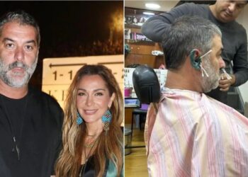 Βασίλης Μπισμπίκης: Η φωτογραφία με τις μπατονέτες για την αποτρίχωση σε αυτιά και μύτη σε κουρείο