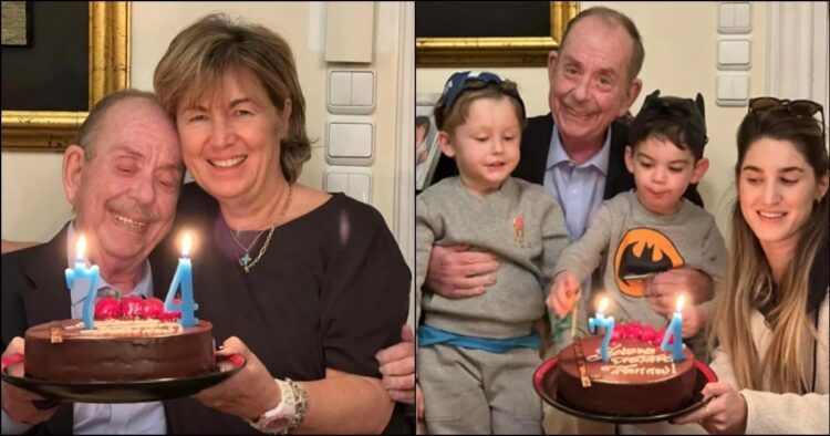 Πιο χαρούμενος από ποτέ ο Ηλίας Μαμαλάκης: Έκλεισε τα 74 μαζί με την οικογένειά του