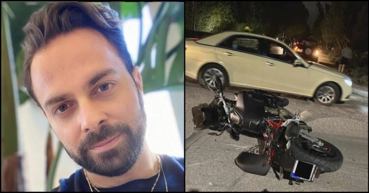 Ηλίας Βρεττός: Σοβαρό τροχαίο ατύχημα με τη μηχανή του -«Έσκασα με το κεφάλι στην άσφαλτο, τη γλίτωσα φτηνά»