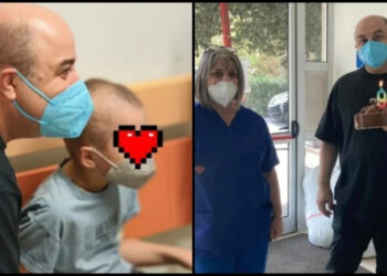Η τούρτα – έκπληξη του Μάρκου Σεφερλή στον 9χρονο Κωνσταντίνο που νοσηλεύεται