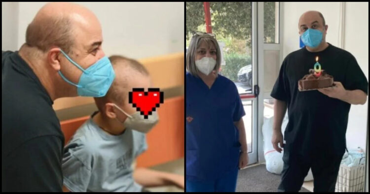 Η τούρτα – έκπληξη του Μάρκου Σεφερλή στον 9χρονο Κωνσταντίνο που νοσηλεύεται