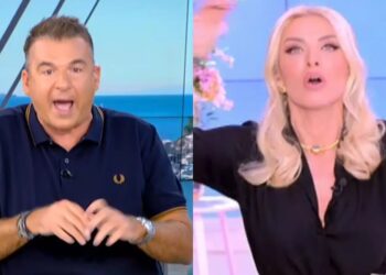 Γιώργος Λιάγκας και Κατερίνα Καινούργιου σε πρωτοφανές επεισόδιο στον αέρα: «Ξεφτιλίκι! Κατιναριό!»